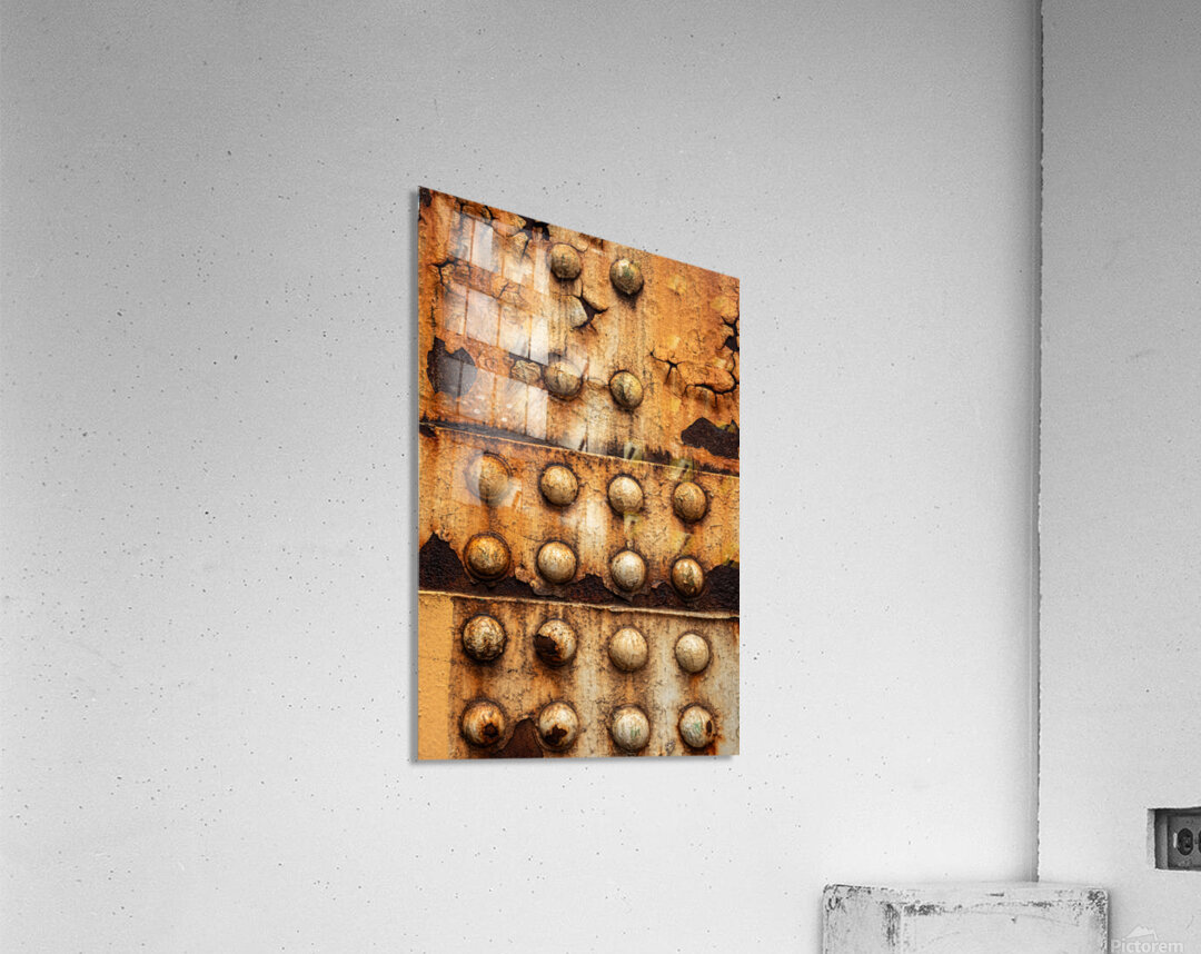Girder Rivets Acrylic Print