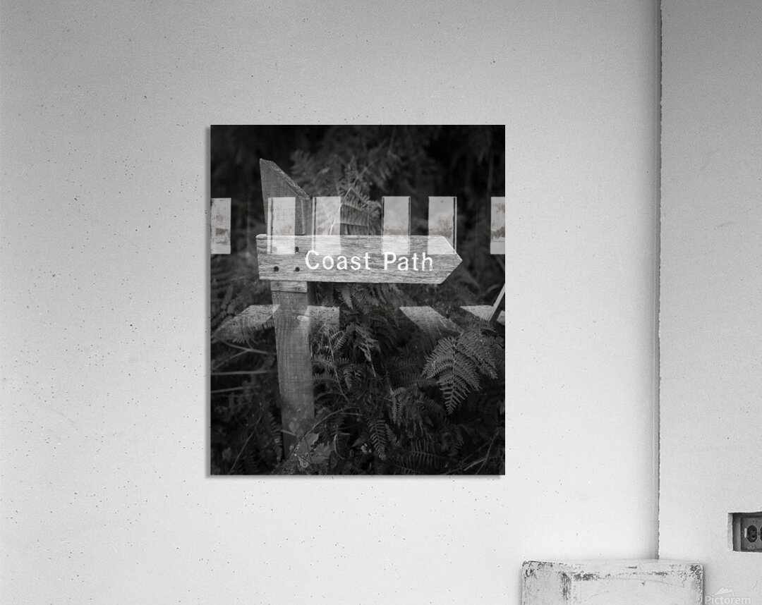 Coast Path Sign Acrylic Print