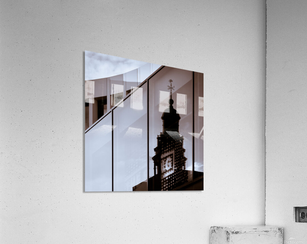 Maastricht Town Hall Reflection Acrylic Print