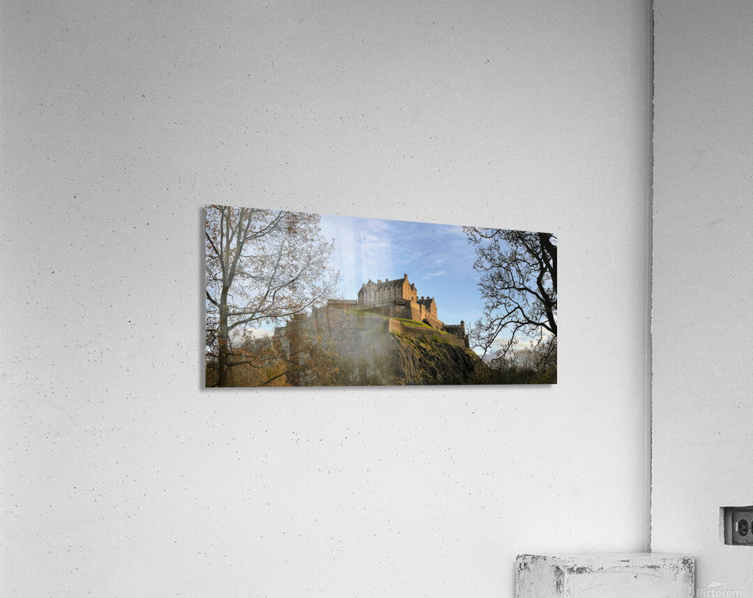 Edinburgh Castle Panorama Acrylic Print