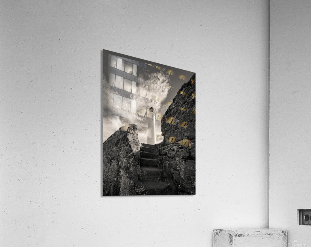 Steps to Scurdie Ness Acrylic Print