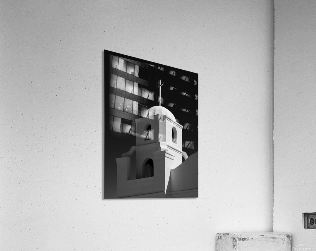 Old Adobe Mission Bell Tower Acrylic Print