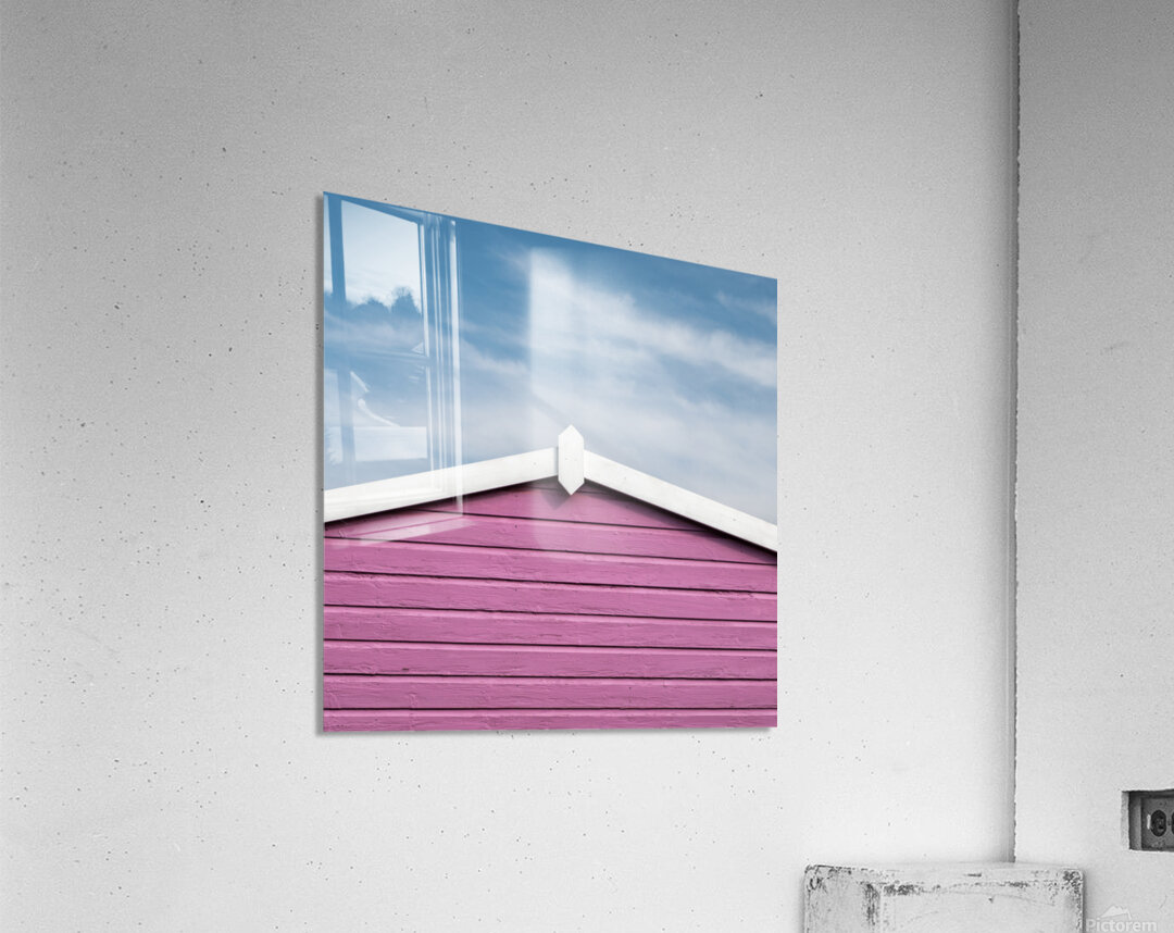 Magenta Divide Acrylic Print