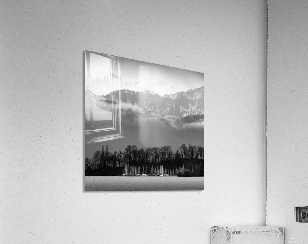 Lake Lucerne Boats Acrylic Print