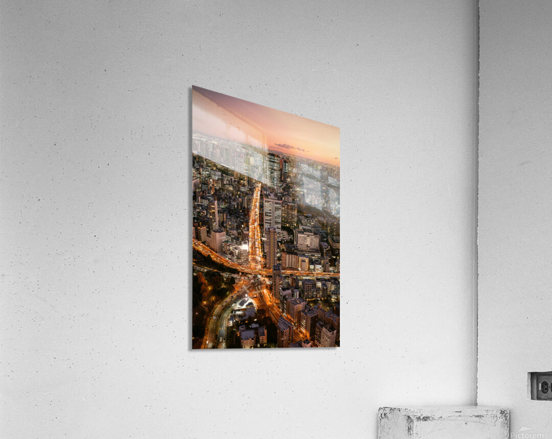 Sakurada Dori at Night Acrylic Print