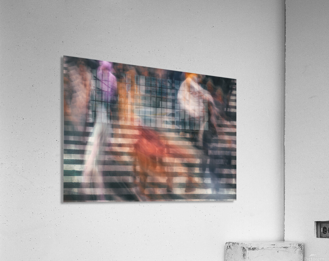 Shibuya Crossing Impression acrylique