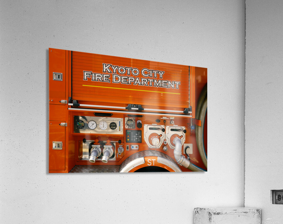 Kyoto City Fire Engine Acrylic Print