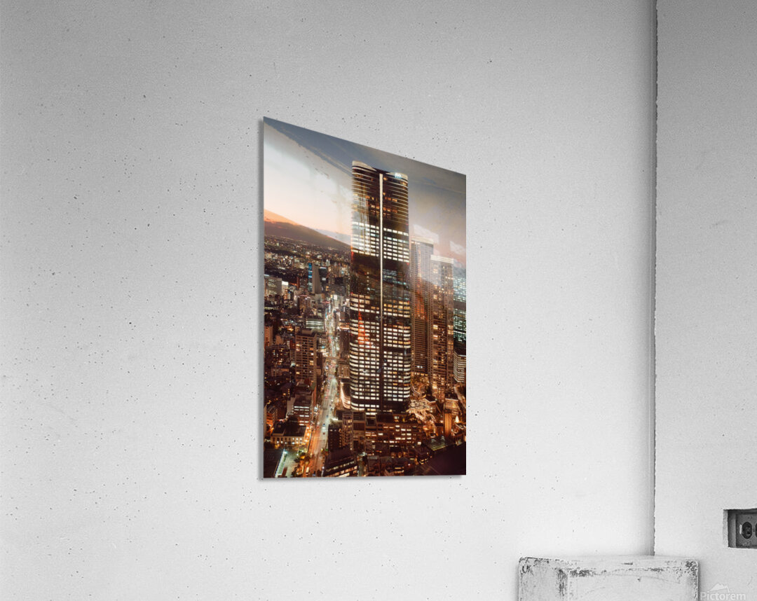 Azabudai Hills at Sunset Acrylic Print