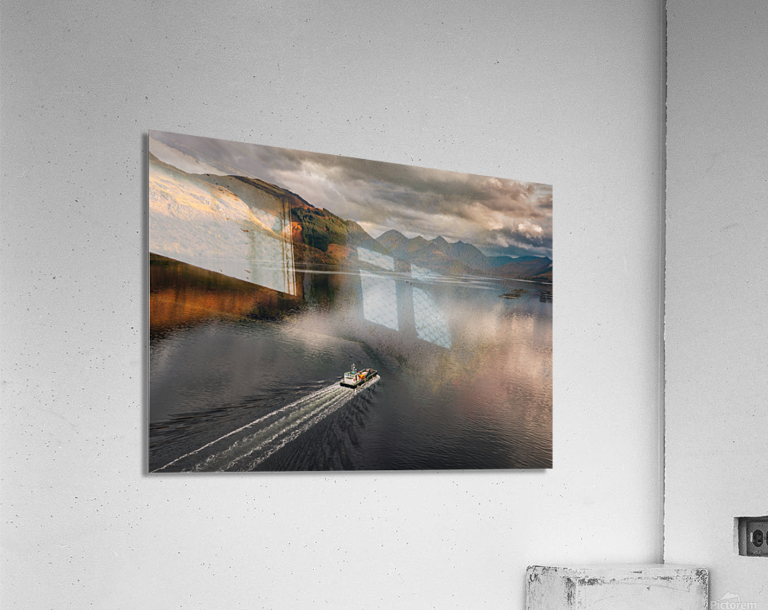 Heading to the Fish Farm Impression acrylique