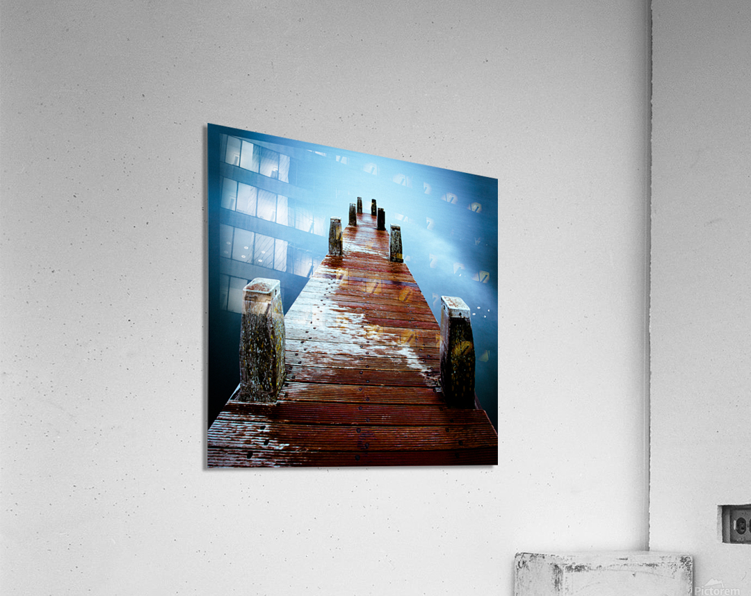 Water on the Jetty Acrylic Print