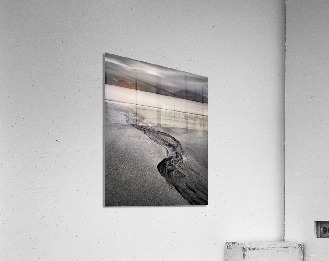 Luskentyre Sand Tracks Acrylic Print