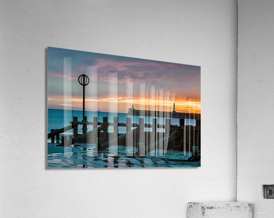Aberdeen Harbour Sunrise Acrylic Print