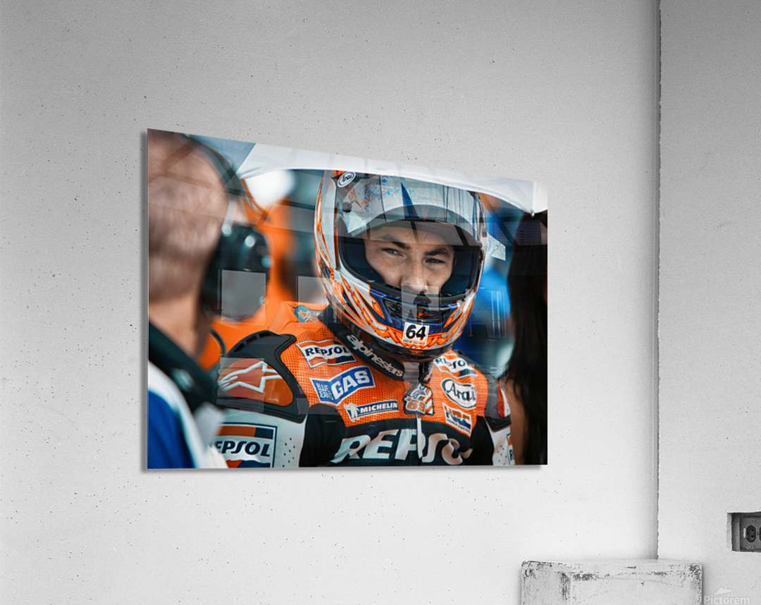 Nicky Hayden at Sepang Impression acrylique