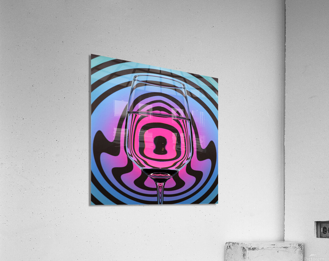 Warped Glass Acrylic Print