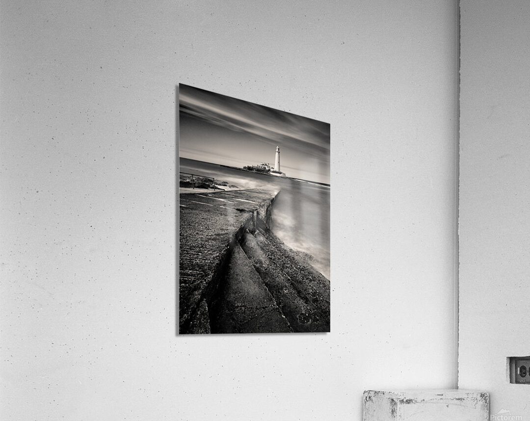 Path to St Marys Lighthouse Acrylic Print
