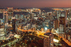 Nightfall Over Tokyo Bay