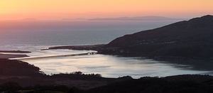 Barmouth Bridge at Sunset
