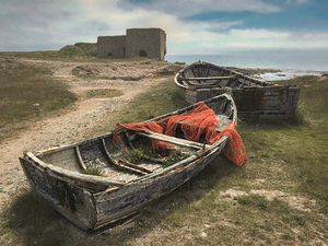 Boddin Point Boats by Dave Bowman