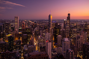 Chicago at Dusk
