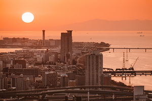 Osaka Bay Sunset