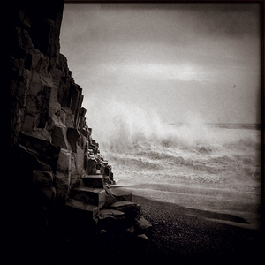 Vik Beach Stormy Sea
