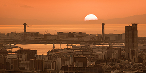 Last Light Over Osaka Bay