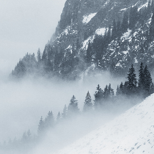 Snowy Day in the Alps