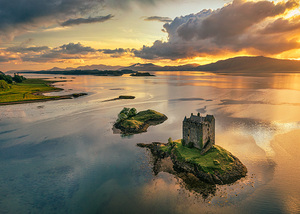 Castle Stalker Sunset