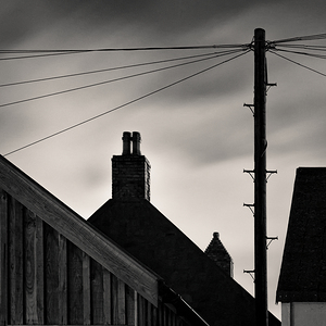 Footdee Rooftops at Dusk