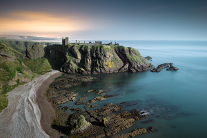 Dunnottar by Moonlight