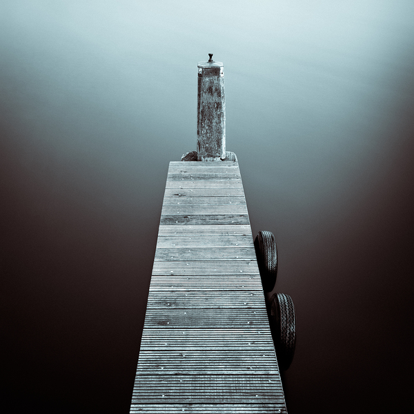 Two Tyres and a Jetty Print