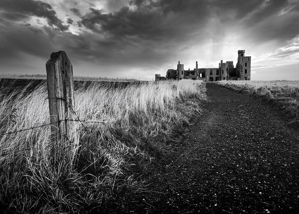 Path to Slains Castle Print