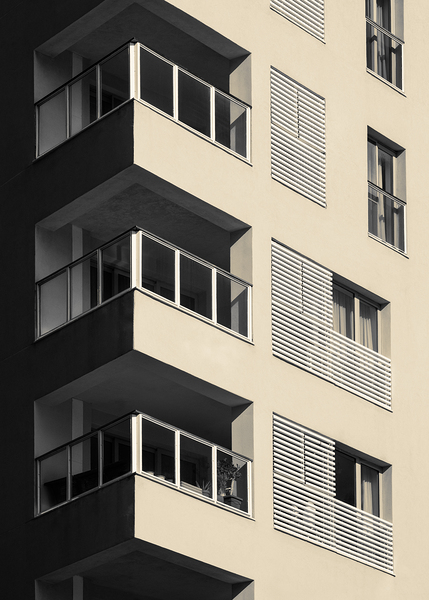 Apartment Balconies Print