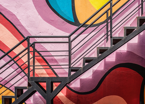 Hues and Steps Print