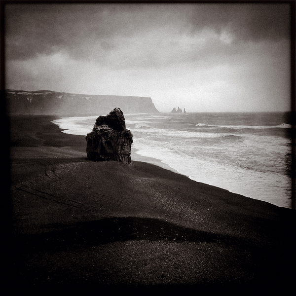 Stormy Day at Dyrholaey Print
