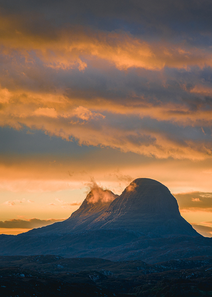 Last Light on Suilven Print