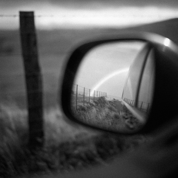 Rearview Rainbow Print