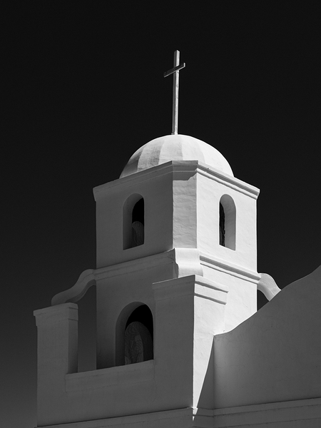Old Adobe Mission Bell Tower Print