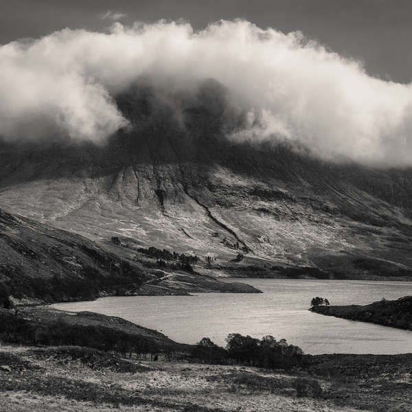 Clouds Over Cul Beag Print