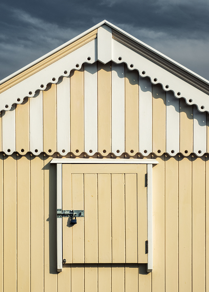 Yellow Beach Hut Print