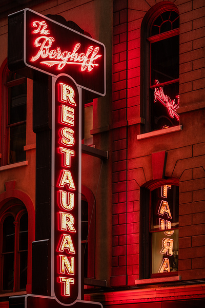 The Berghoff Restaurant Sign Print