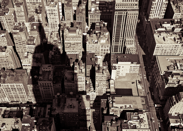 New York Shadow Print