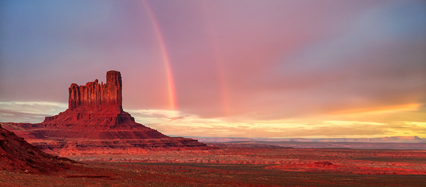 Monument Valley Rainbow Print