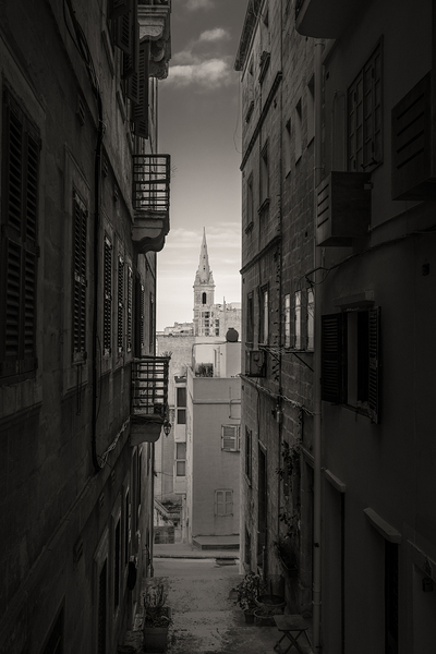 Backstreets of Valletta Print