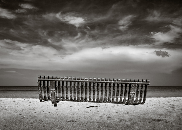 Beach Bench Print