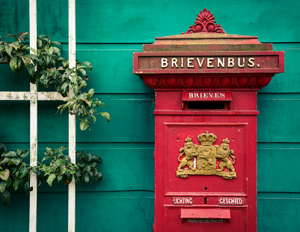 Old Dutch Postbox Print