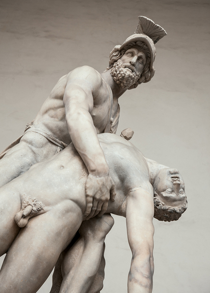 Menelaus Supporting the Body of Patroclus Print