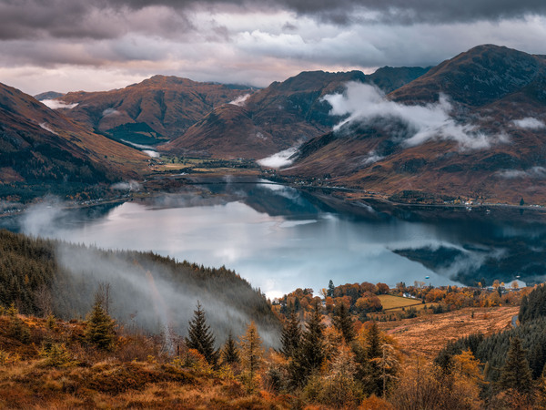 Loch Duich from Mam Ratagan Pass Print