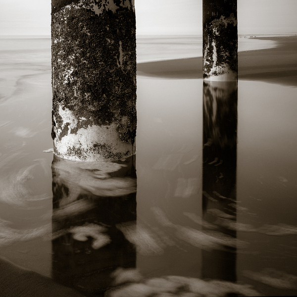 Pillars and Swirls Print