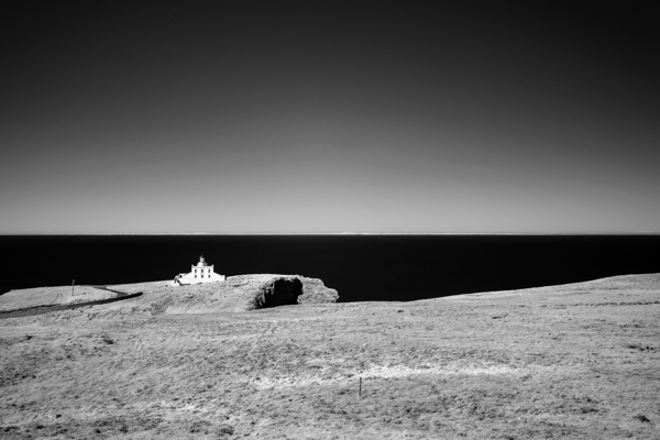 Stoer Lighthouse Infrared Print